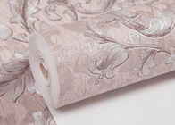 Carta da parati rosa-chiaro impressa del salone con il materiale lavabile del vinile, iso del CE elencato