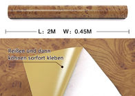Grano di legno durevole che stampa la carta da parati autoadesiva moderna del PVC, 0.45*10M